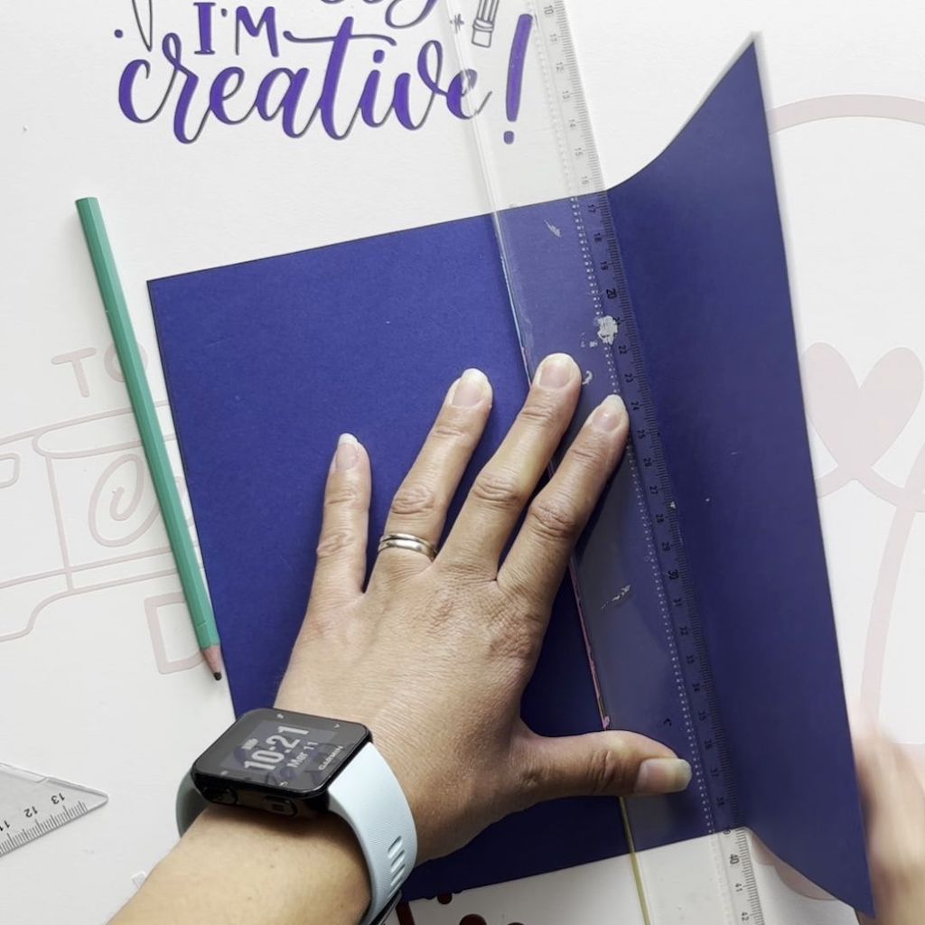 Etape 2 du tuto pour créer un carnet DIY
