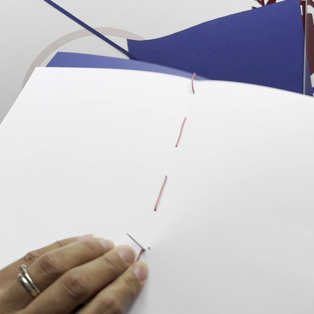Etape 4 ter du tuto pour créer son carnet DIY
