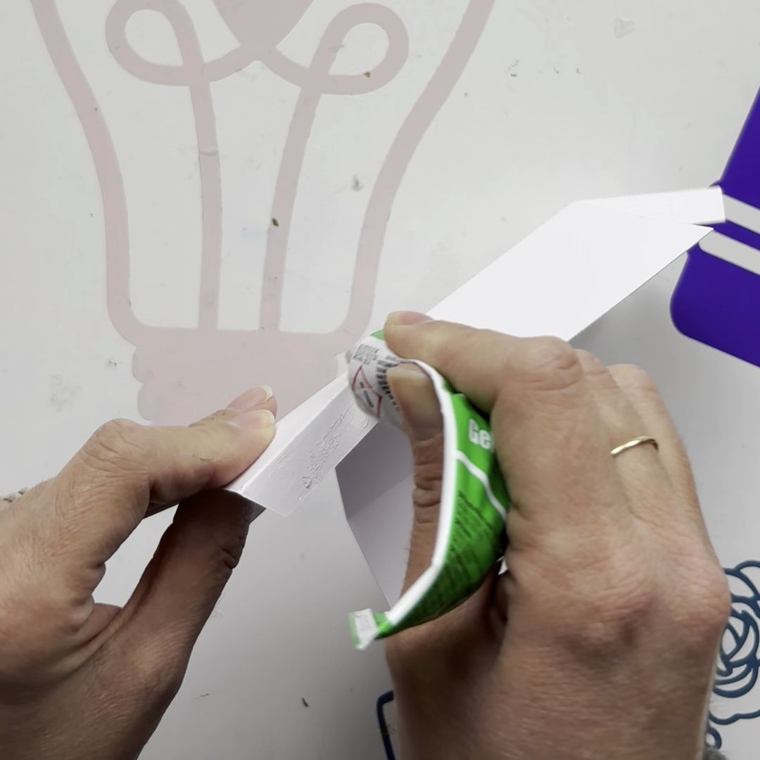 Etape 2 du tuto pour créer un paper toy chat