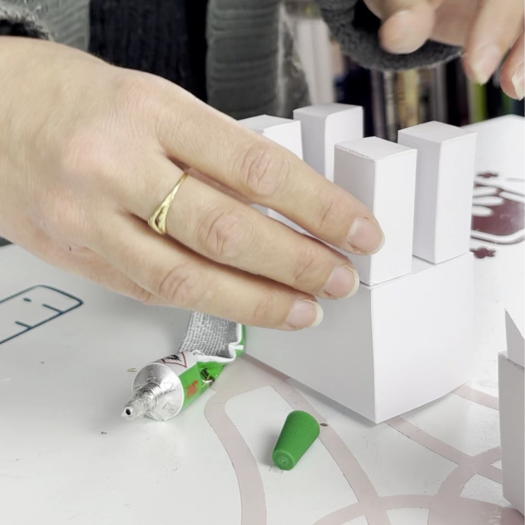 Etape 5 du tuto pour créer un paper toy chat