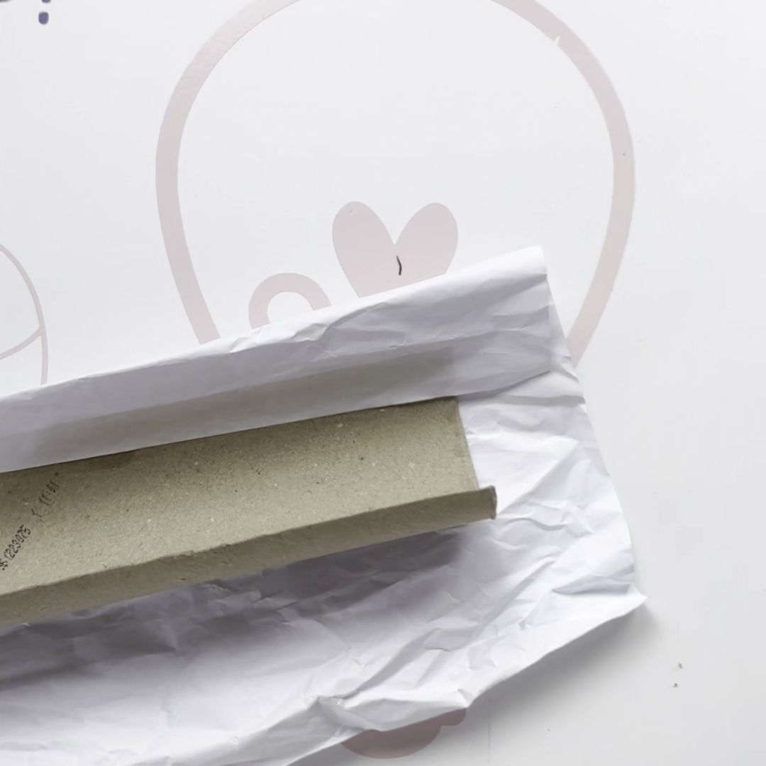 Etape 6 du tuto pour réaliser un DIY d'hiver en papier