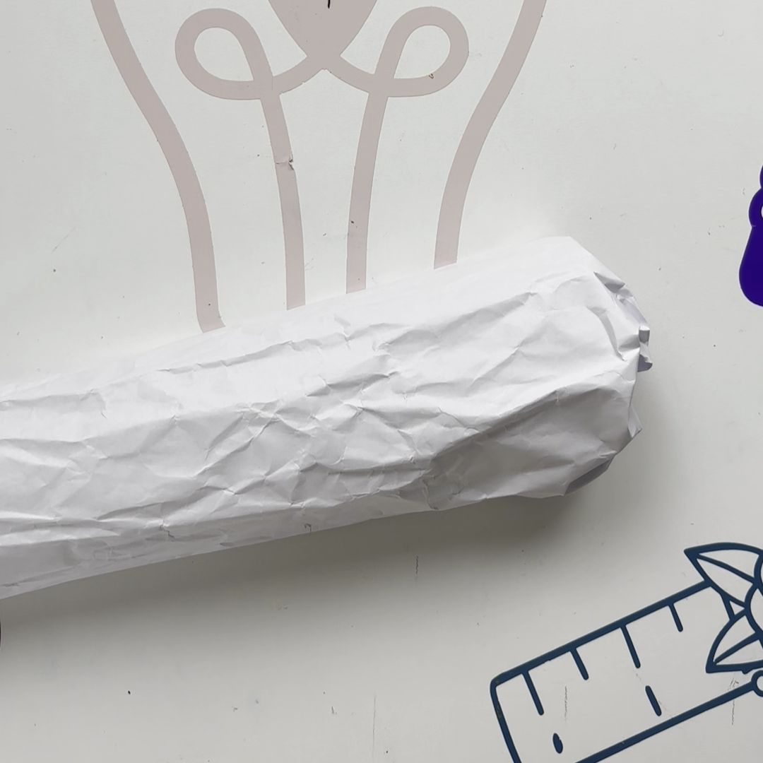 Etape 7 du tuto pour réaliser un DIY d'hiver en papier