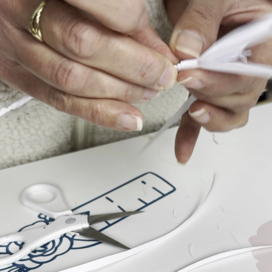 Etape 9 du tuto pour réaliser une fleur d'hiver en papier : le crocus