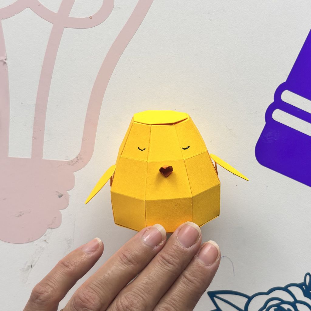 Etape 7 du tuto pour créer un poussin 3D