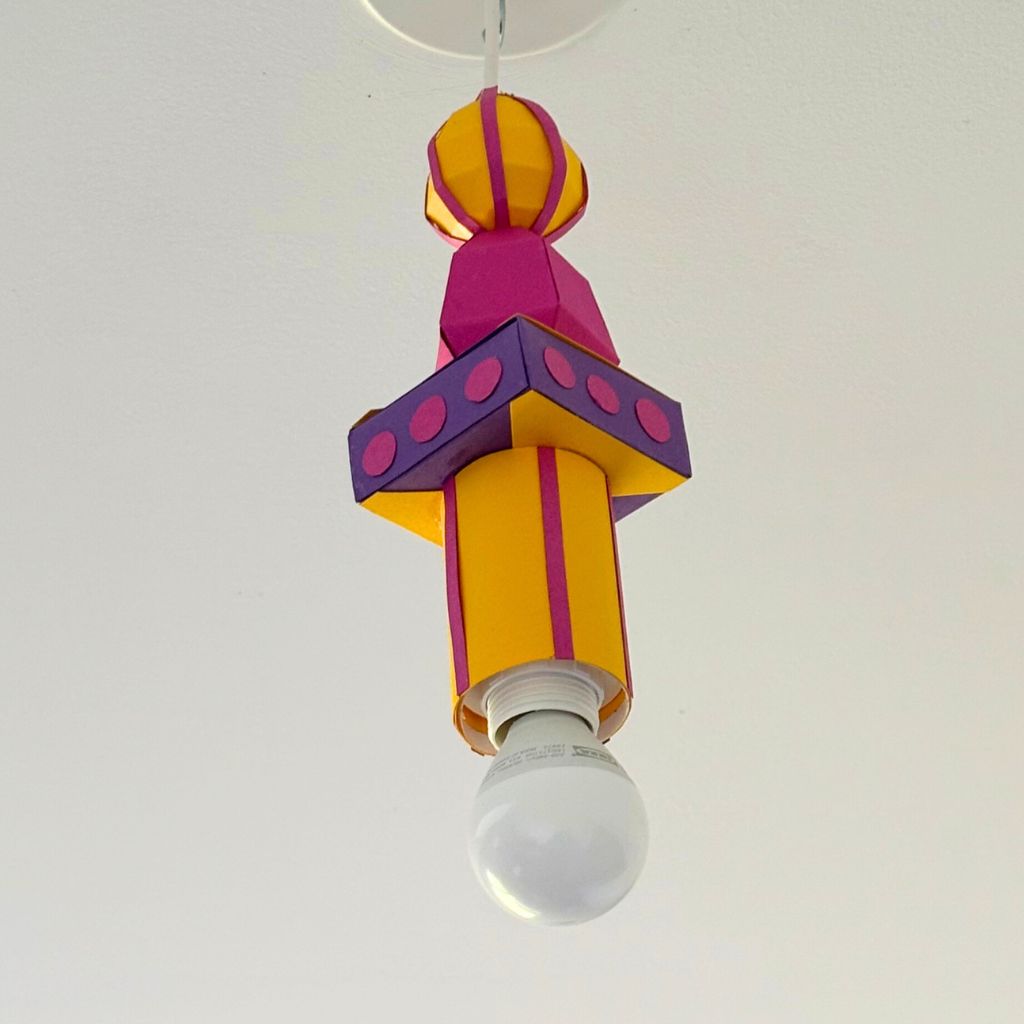 Luminaire pop et coloré