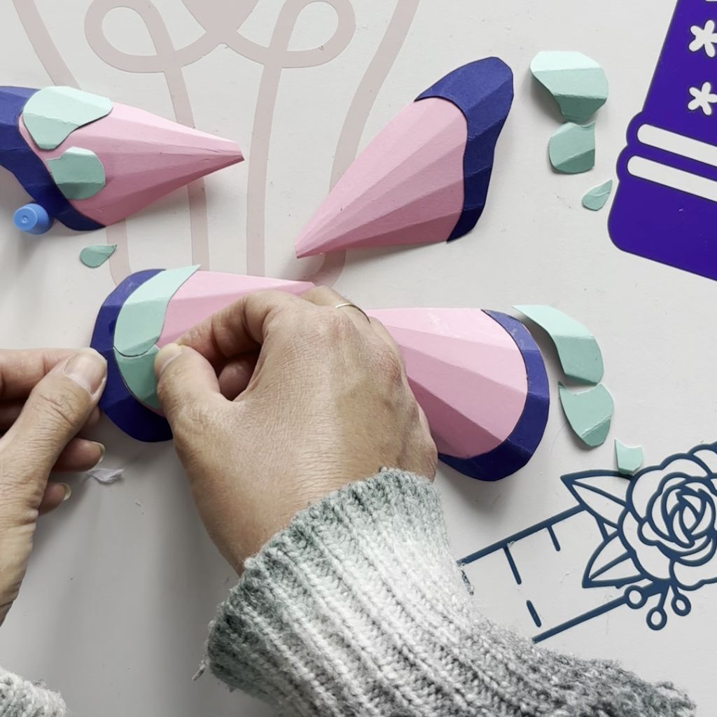 Etape 6 du tuto pour réaliser un papillon DIY