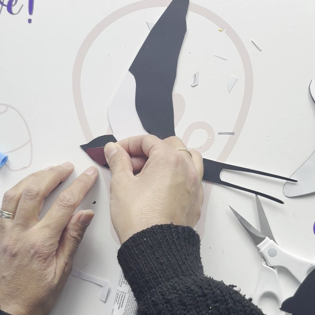 Etape 7 du tuto pour créer des hirondelles DIY