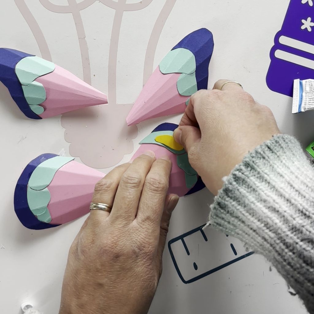 Etape 7 du tuto pour réaliser un papillon DIY