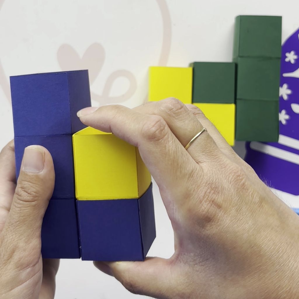 Etape 10 du tuto pour réaliser un pot rétro façon Tetris