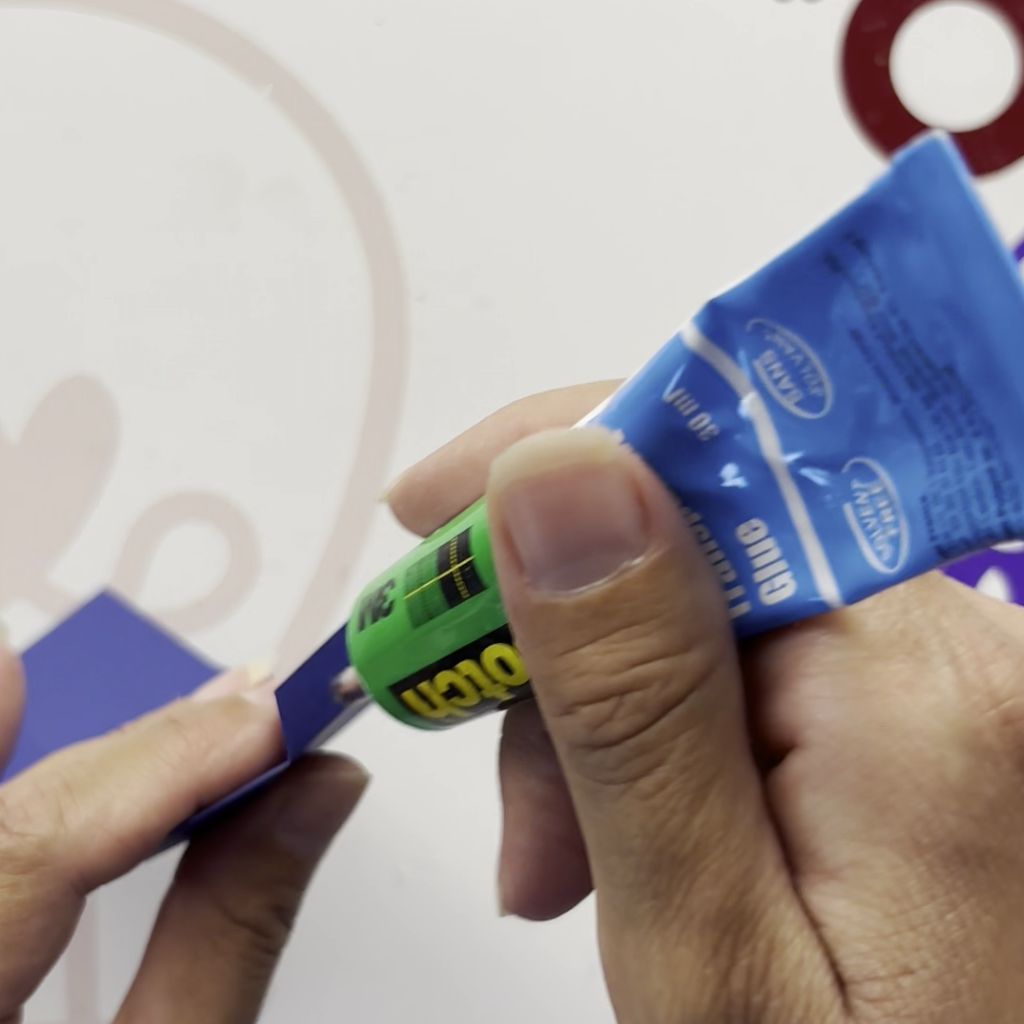 Etape 4 du tuto pour créer un pot à crayons Tetris