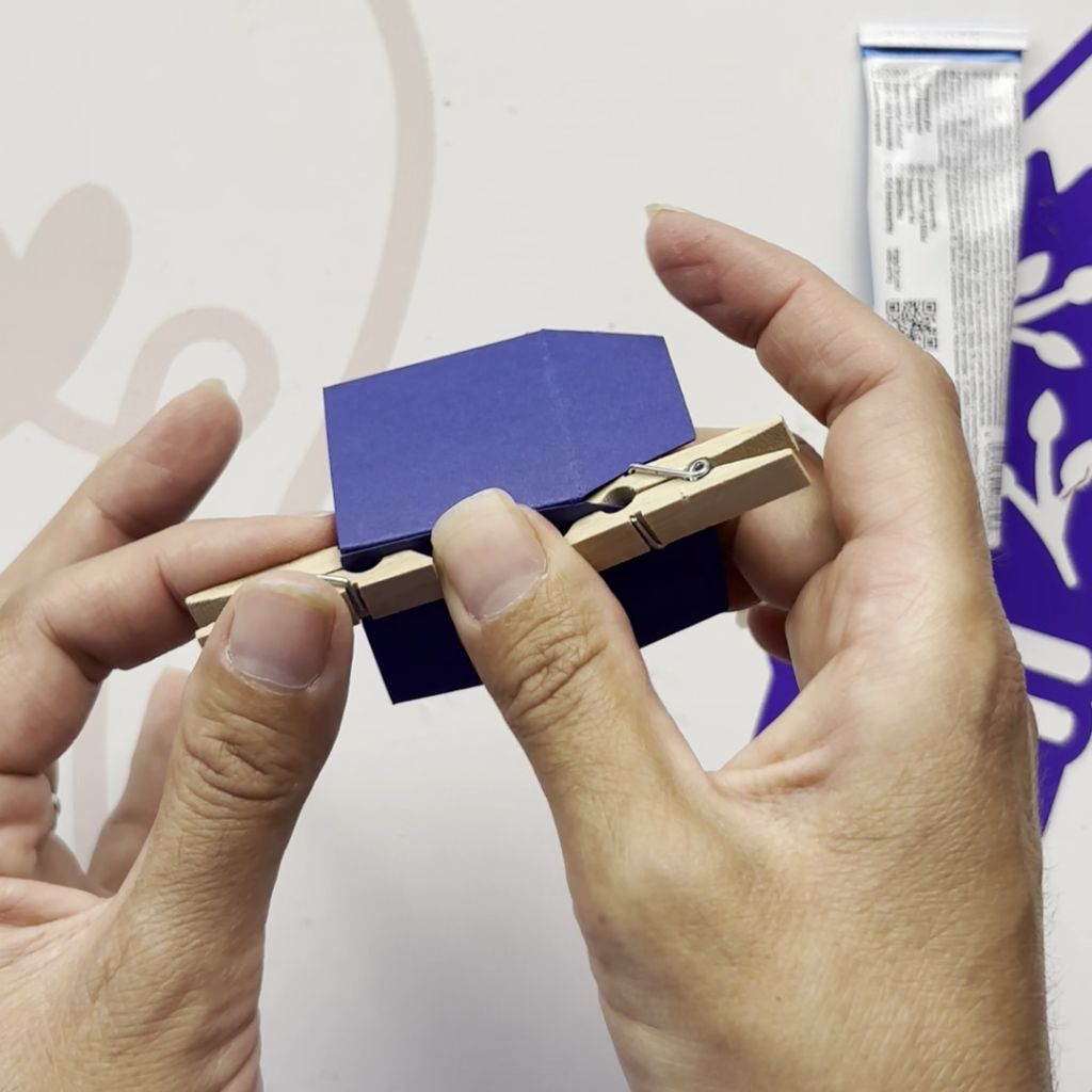 Etape 5 du tuto pour créer un pot à crayons Tetris