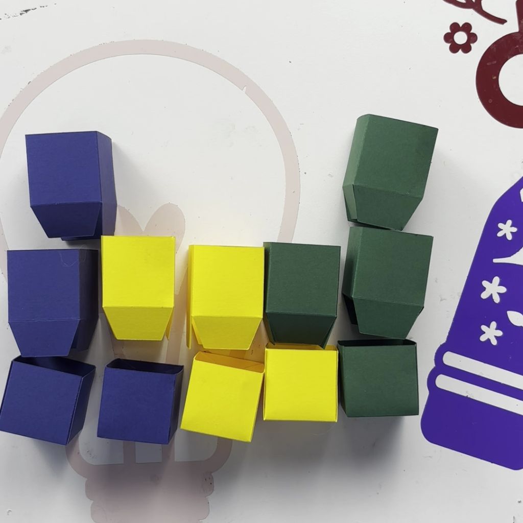 Etape 6 du tuto pour réaliser un pot rétro façon Tetris