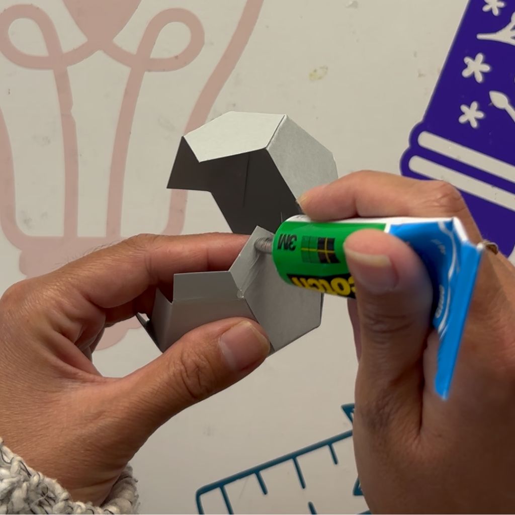 Etape 8 du tuto pour créer un cadeau original pour la fête des papas