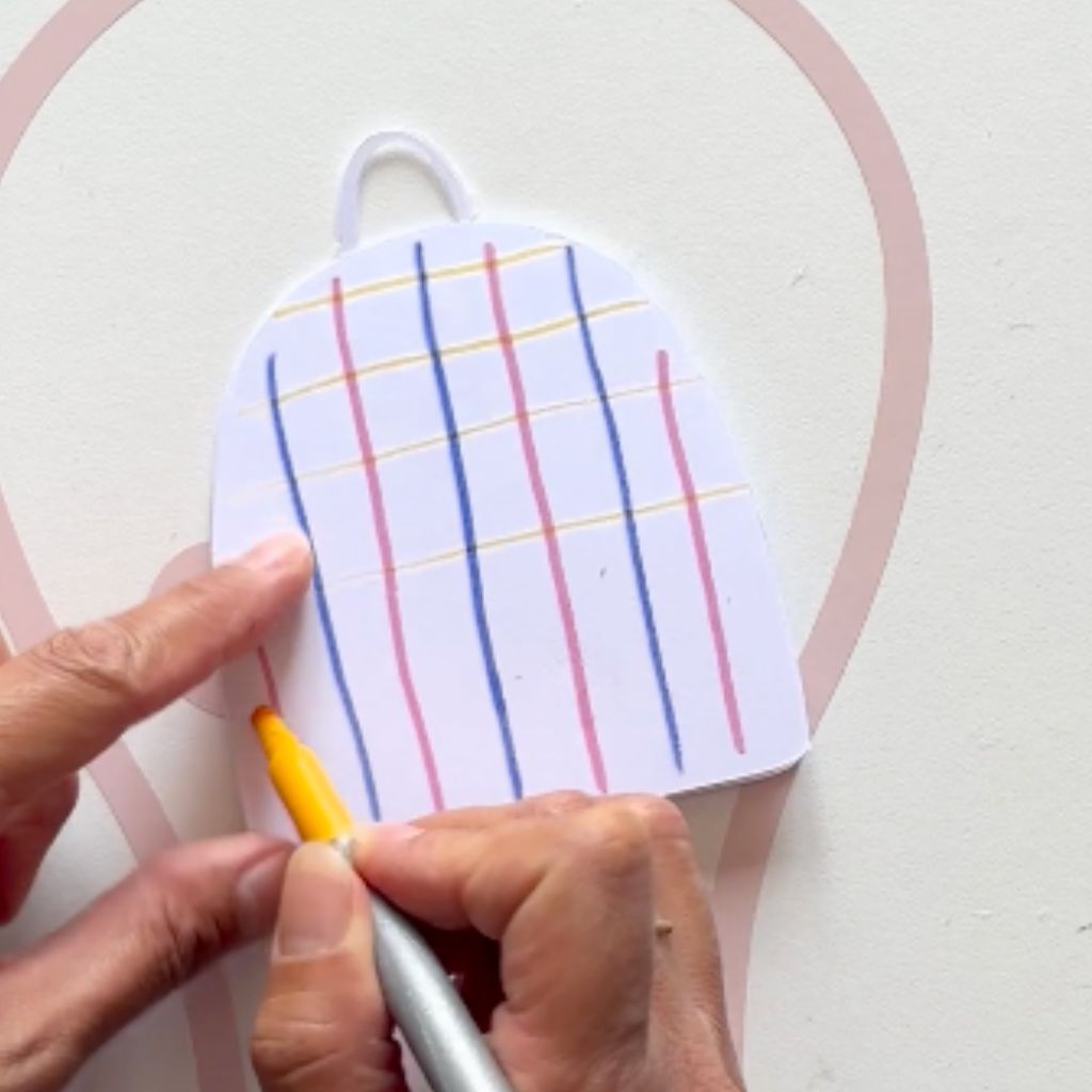 Etape 1 du tuto pour créer un carnet de notes détachables