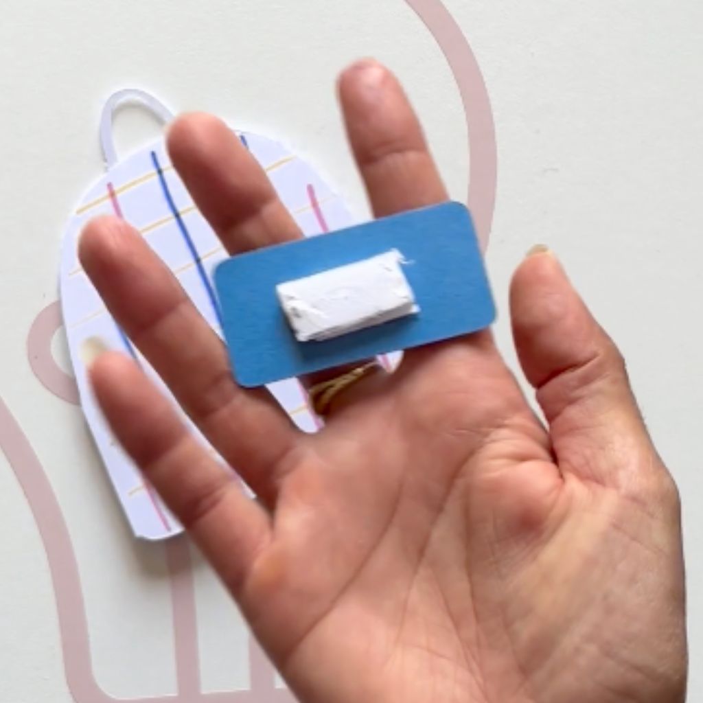 Etape 2 du tuto pour créer un carnet de notes détachables