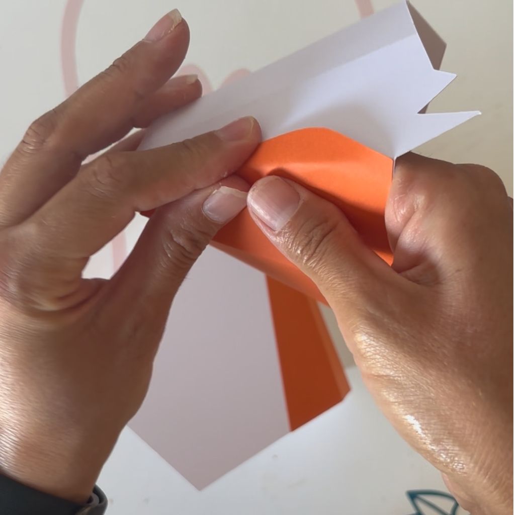 Etape 10 du tuto pour réaliser une tête de renard en 3D