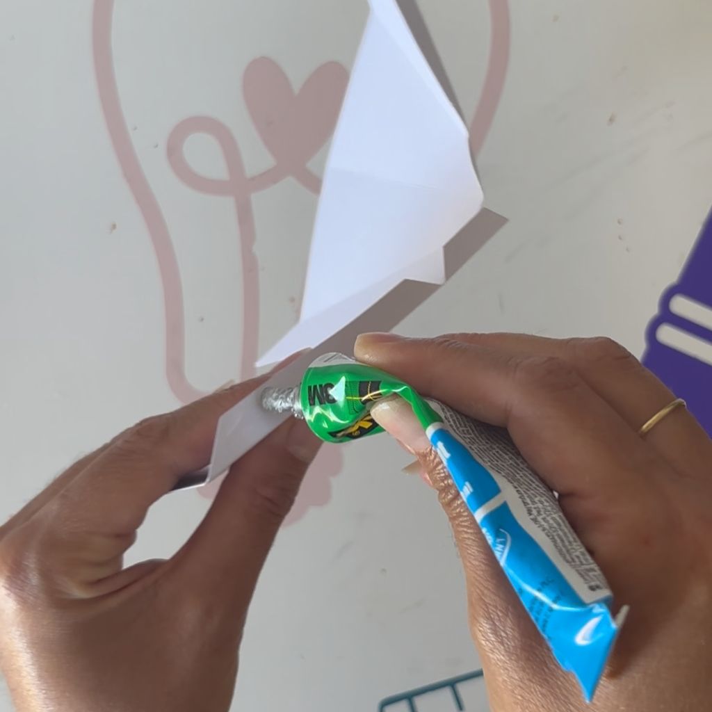Etape 2 du tuto pour réaliser un buste de renard en papier