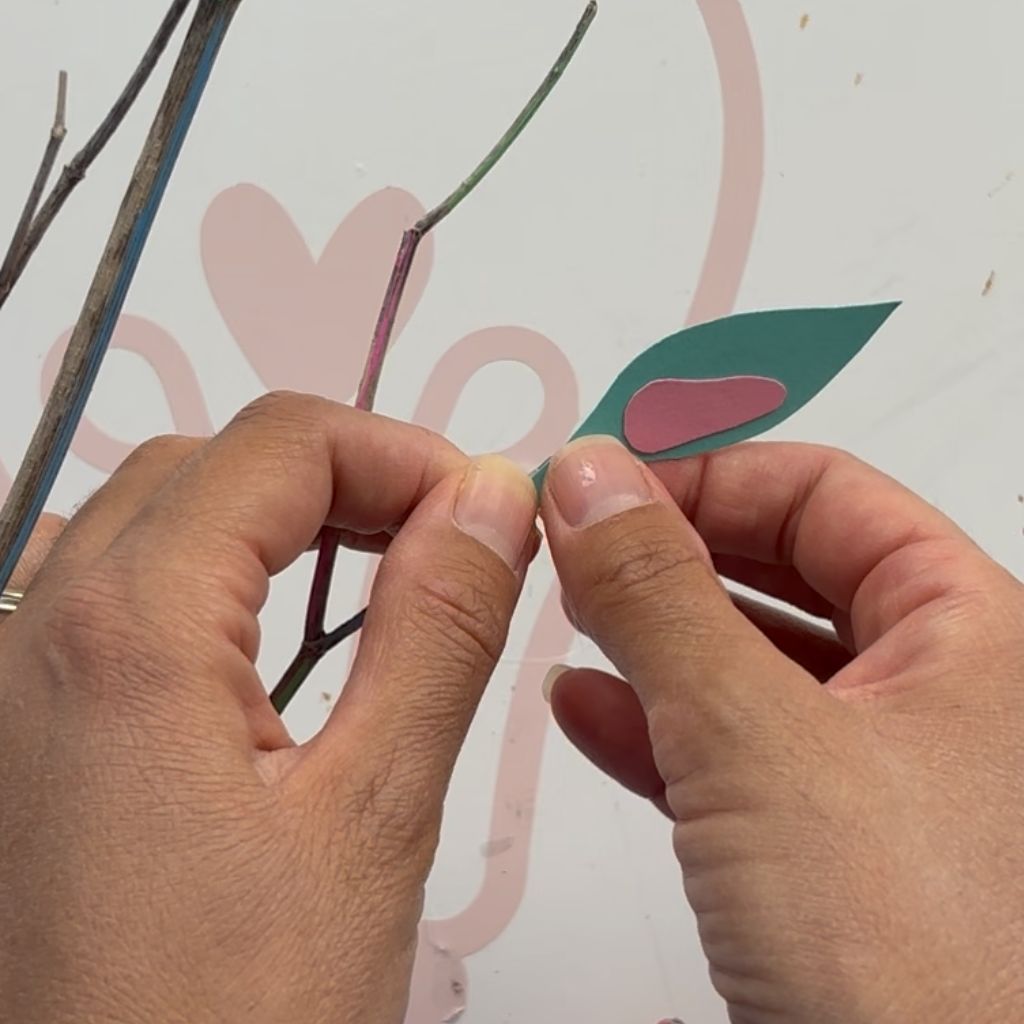 Etape 4 du tuto pour créer une branche d'arbre comme DIY d'automne