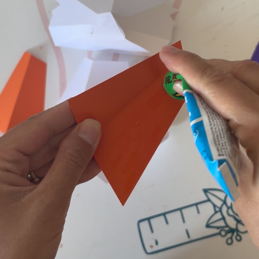 Etape 7 du tuto pour réaliser une tête de renard en 3D