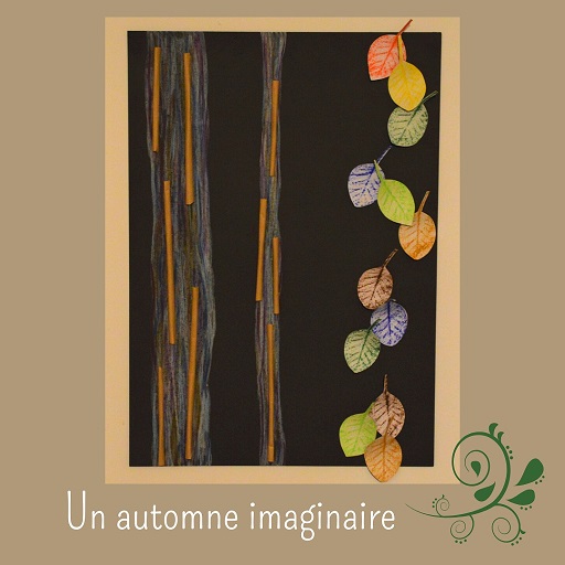 Tableau d'inspiration automnale à réaliser avec des enfants