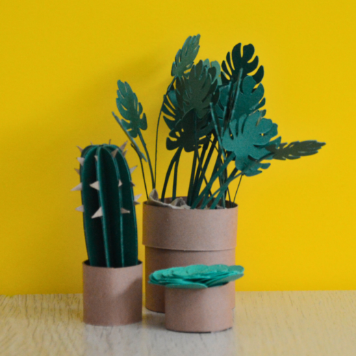 Kit plantes miniatures en papier