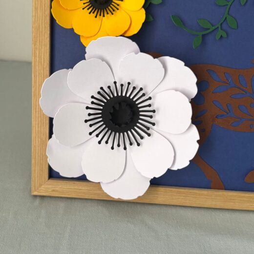 Détail de l'affiche pour urne personnalisée pour événement