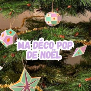 Ebook de paper art sur Noël pour créer une décoration joyeuse et colorée