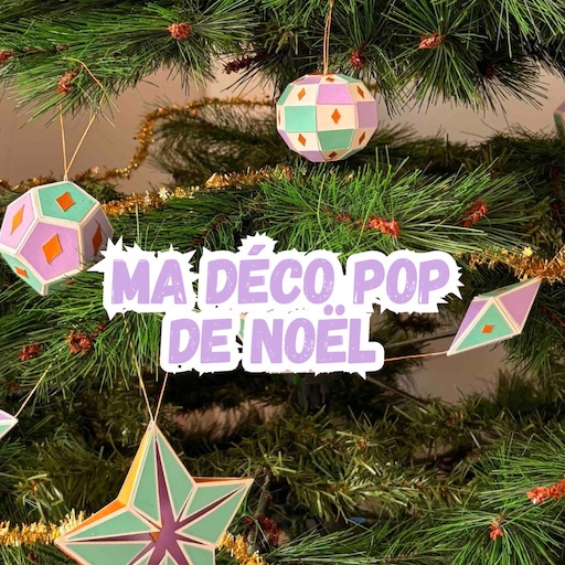 Ebook de paper art sur Noël pour créer une décoration joyeuse et colorée